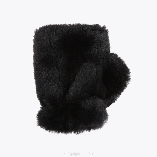 Kurt Geiger mujer guantes sin dedos london poppy 2LPR508 | accesorios negro